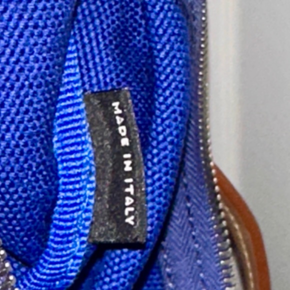 Prada Vibrant Blue Textile Pouch - Picture 4 of 5